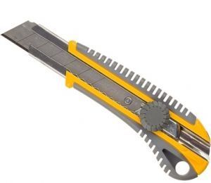 STAYER SK-25, 25 мм, нож с винтовым фиксатором, Professional (09173)