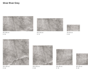 Керамогранит SILVER RIVER GREY POL   600*600*8,5 мм