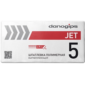 Шпаклевка полимерная финишная Danogips Dano Jet 5, 25 кг