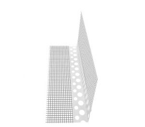 Армирующий уголок пластиковый с сеткой Grand Line 23х23х2500 мм