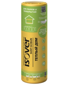 Утеплитель ISOVER Теплый Дом Твин 50х1220х7000мм рулон (2шт в рул/17,08м2/0,854м3)