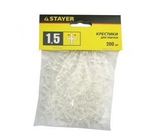 Крестики для кафеля Stayer, 1,5 мм