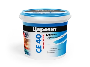 Затирка Церезит CE 40 белый, 1 кг