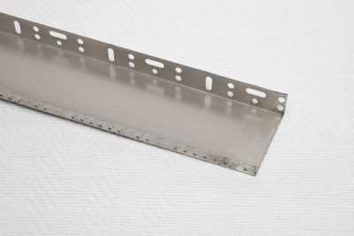 Профиль цокольный АЛ. 50мм*0,6 мм, 2,5 м Bautex