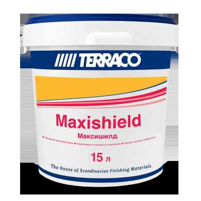 Краска фасадная акриловая Terraco Maxishield Clear под колеровку 15 л