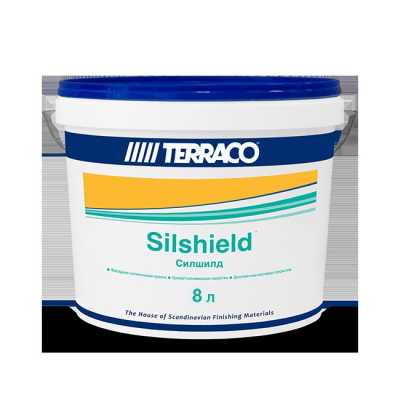 Краска фасадная силиконовая Terraco Silshield Medium под колеровку 8 л